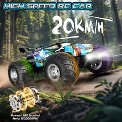 Rcjoyou high-traction suspension smooths bumps for confident play.