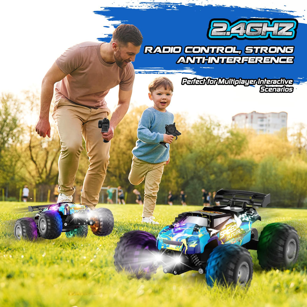Rcjoyou RC 380 motor powers fast acceleration up to 20 km/h on various terrains.