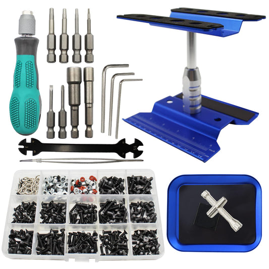 RC Lelut RC work stand with 360 degree rotation for easy maintenance