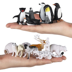 RCOMG Arctic beluga figurine supports sensory play and habitat exploration activities.