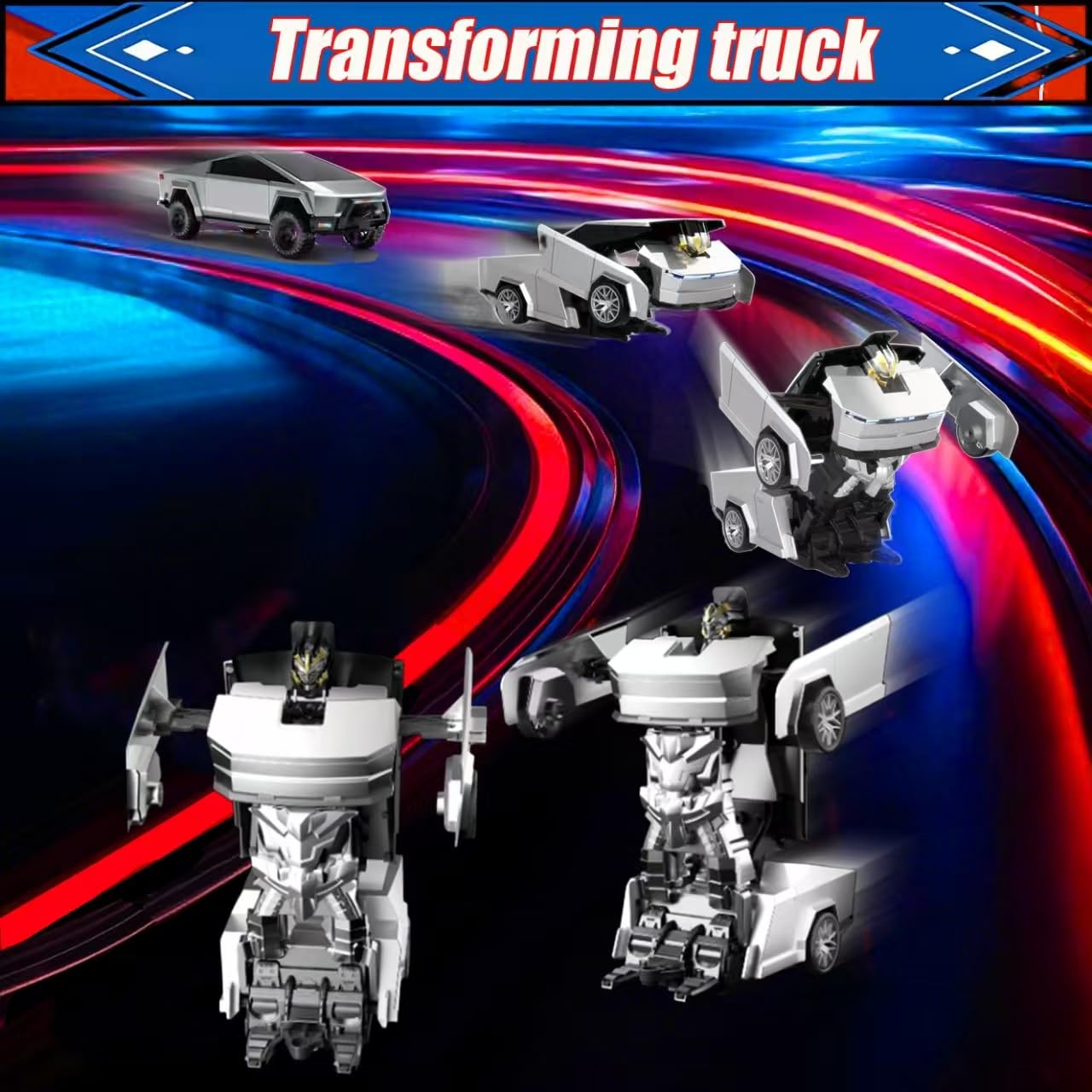RCOOS Cyber Transform mid transformation in action with smooth rotation