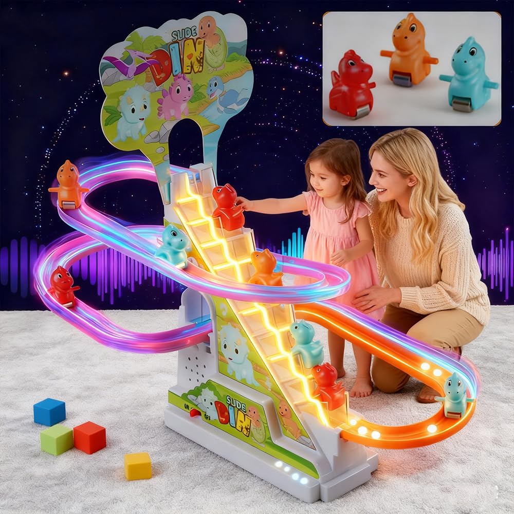 RCOOS penguin figurine with bright LED accents for lively play.