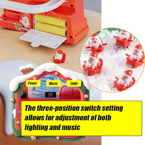 RCOOS Santa slide-down chute—interactive gravity glide for playtime