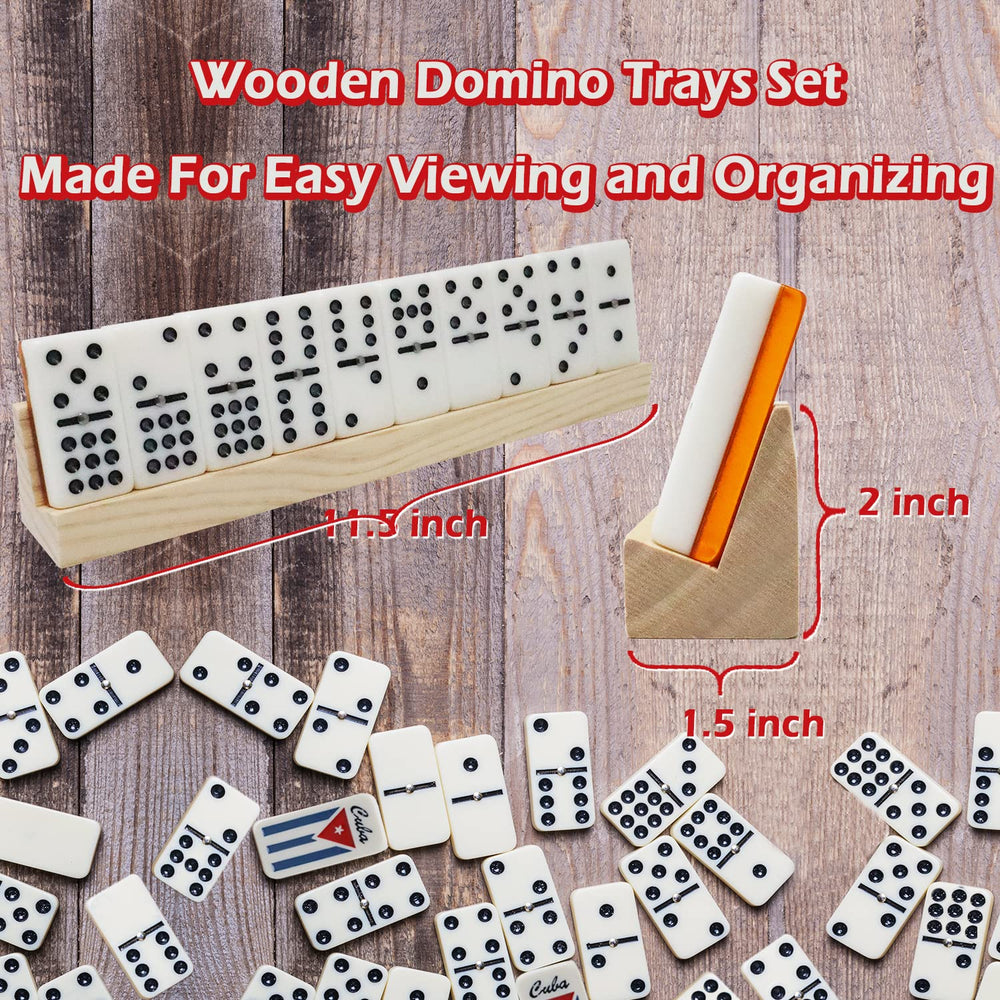 RCP PRODUCTS tiles in domino trays tidy for game night