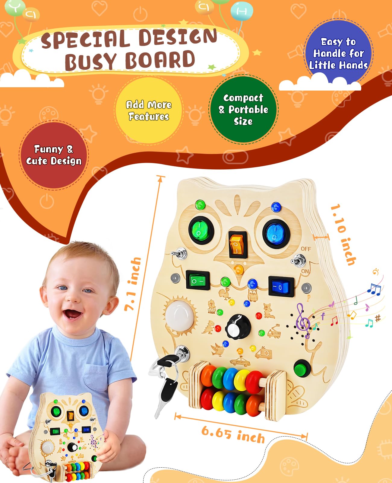 RCPLAGA Montessori-inspired design promotes concentration and practical life skills during play.