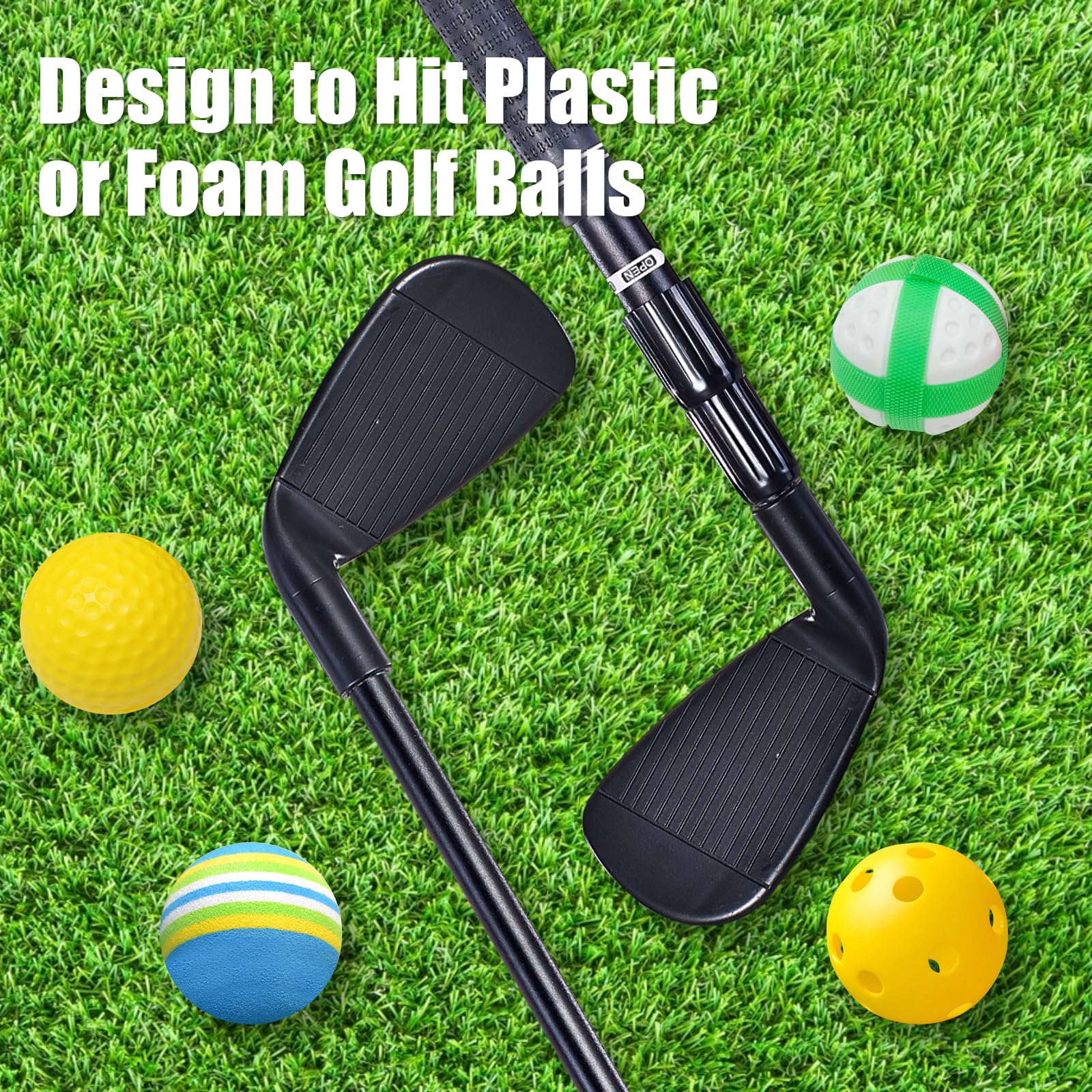 RCROKS compatible with foam or plastic balls for safe practice