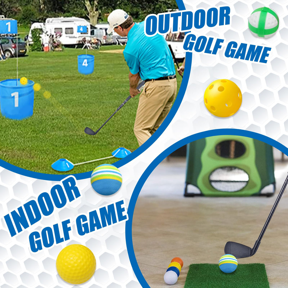 RCROKS indoor-outdoor golf training games for versatile play