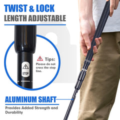RCROKS retractable golf shaft 35 inches for adults and kids