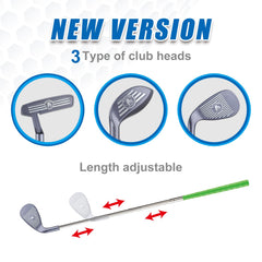 RCROKS telescopic clubs for easy storage and quick setup.
