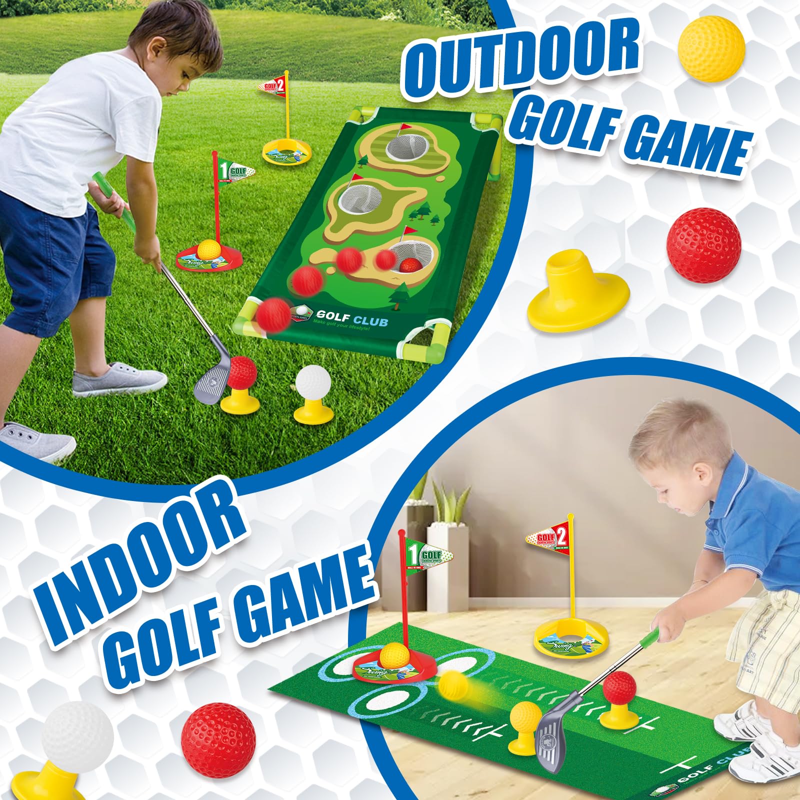 RCROKS toddler-size golf balls designed for safe indoor fun.