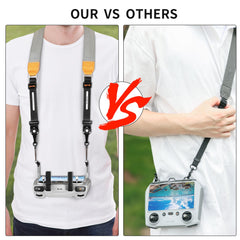 RCstyle neck lanyard aluminum hardware provides sturdy support without signal interference.
