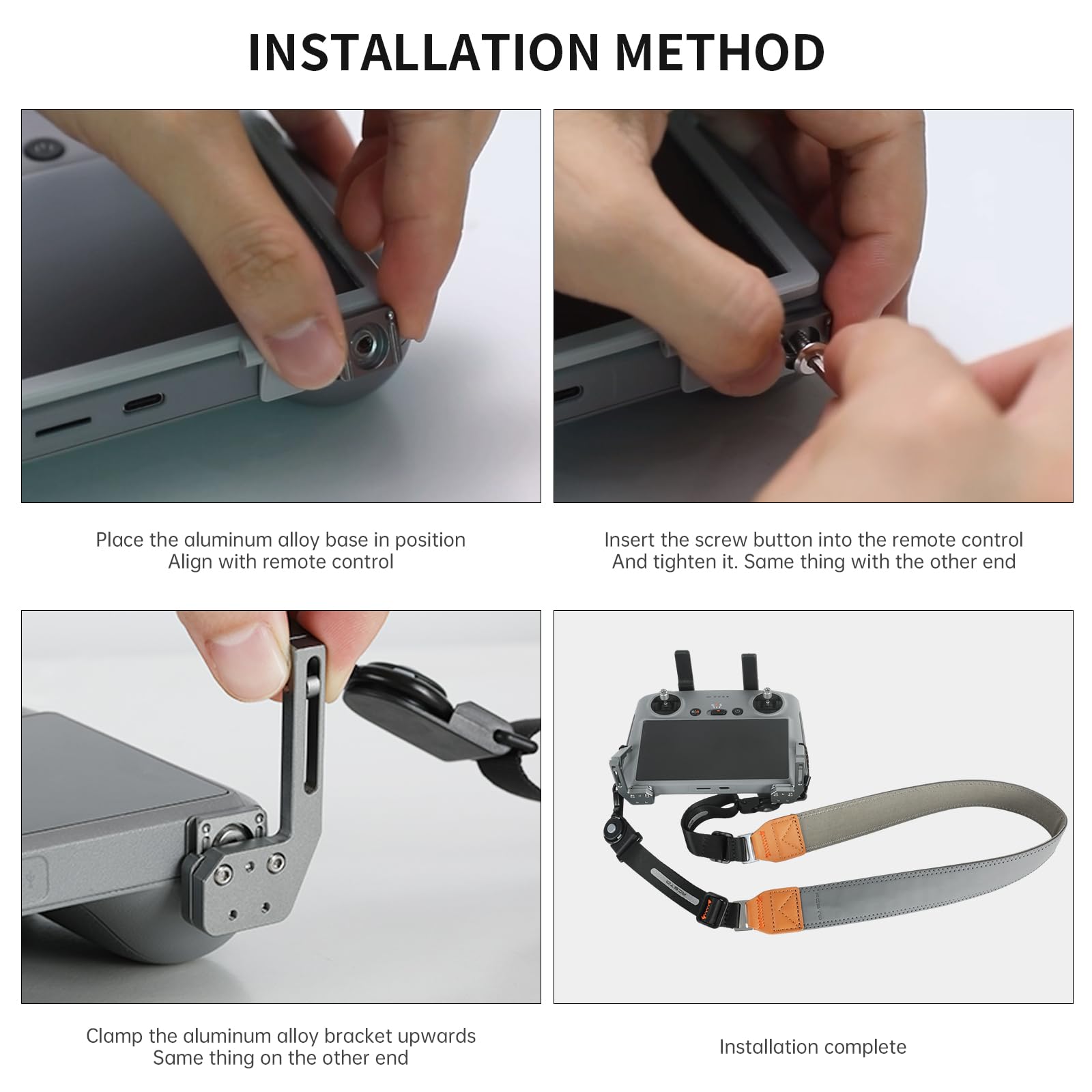 RCstyle neck lanyard compatibility covers DJI RC models for a versatile setup.