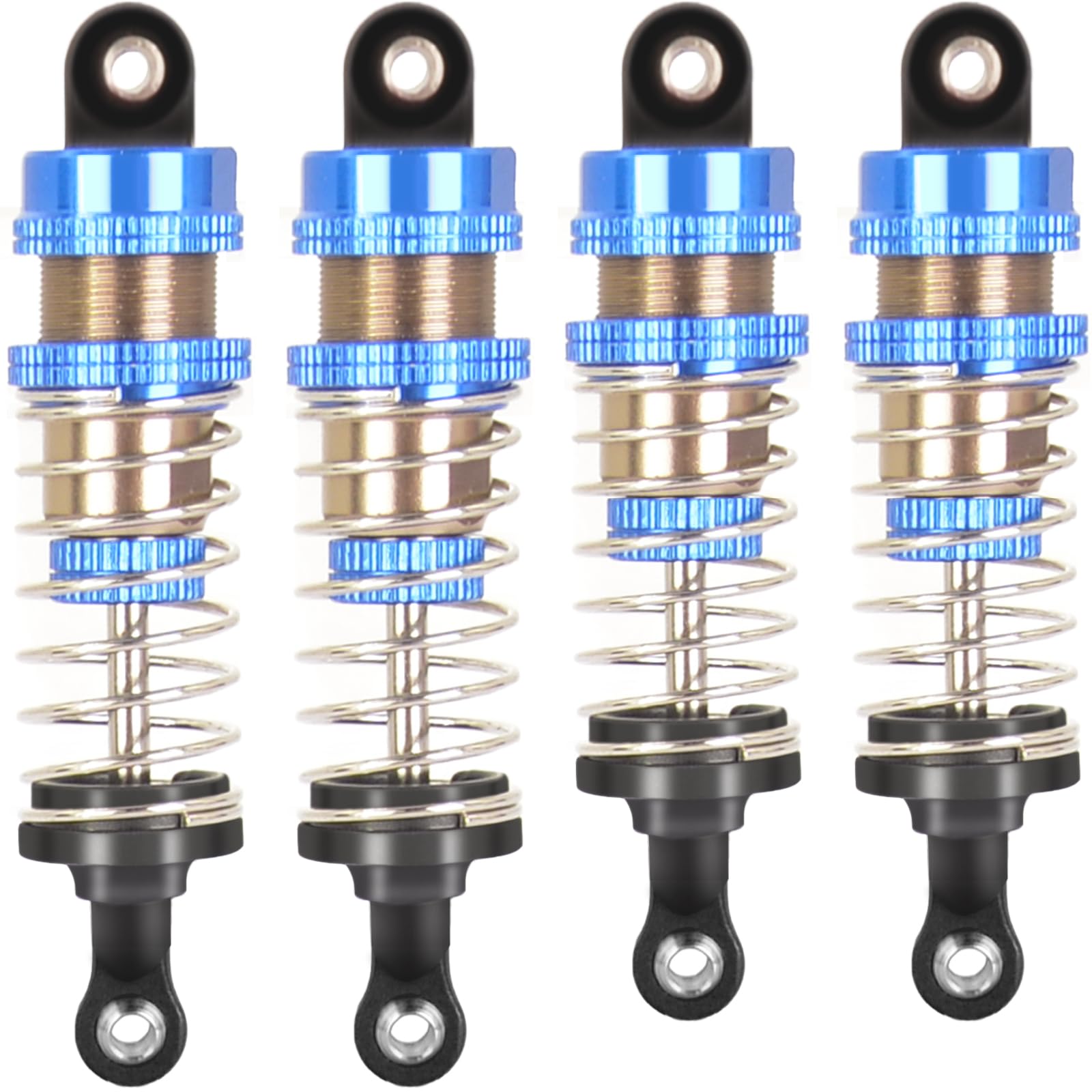 RcThjia front 72mm shock close-up showing improved travel and control