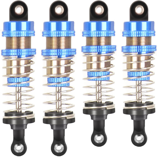 RcThjia front 72mm shock close-up showing improved travel and control