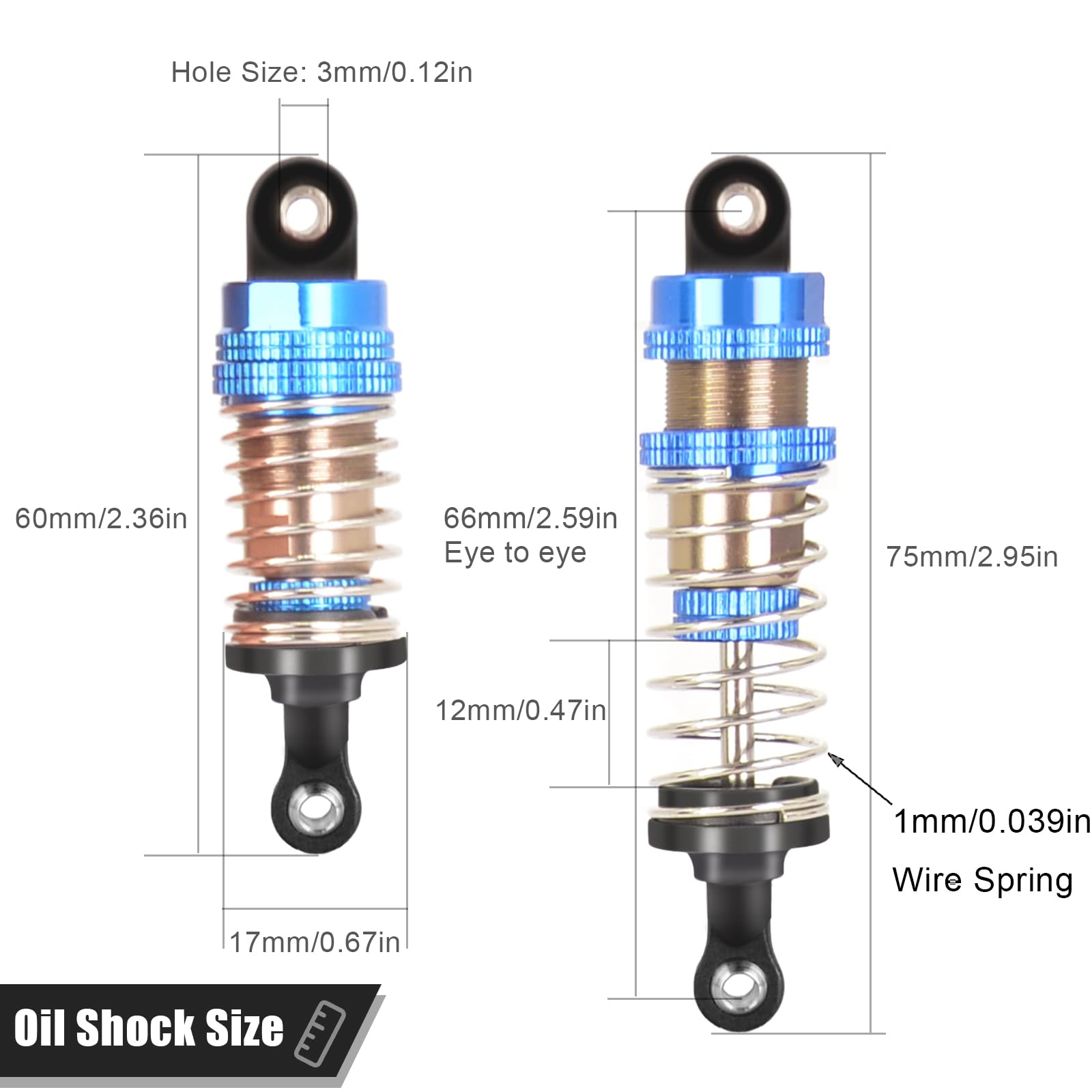 RcThjia rear 66mm shock side profile highlighting smoother handling
