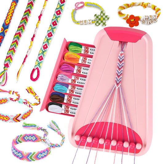 Rdfmy friendship bracelet kit cover with colorful threads for creative sorting and play