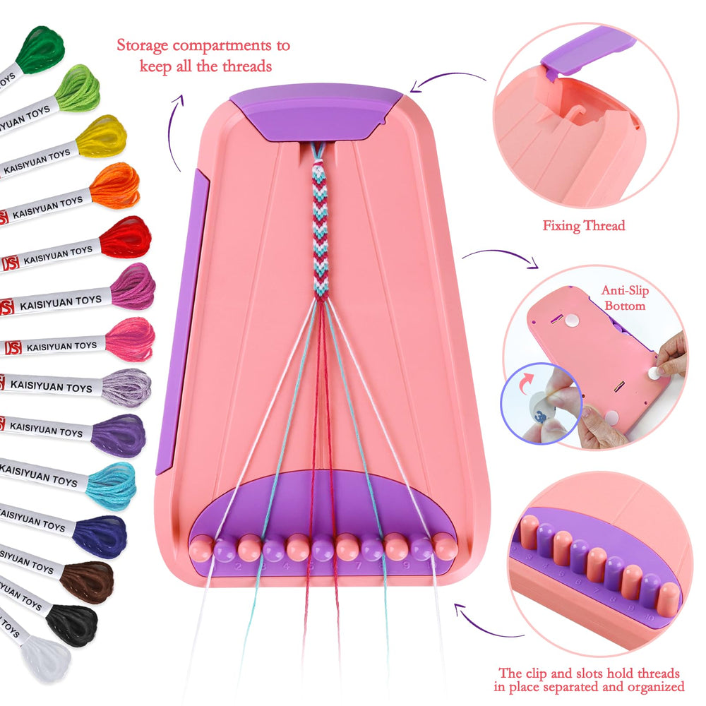 Rdfmy 14-color thread bundles enable endless color combinations for kids
