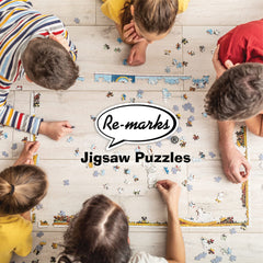 Re-Marks Map World Deluxe puzzle box emphasizing durability and reuse