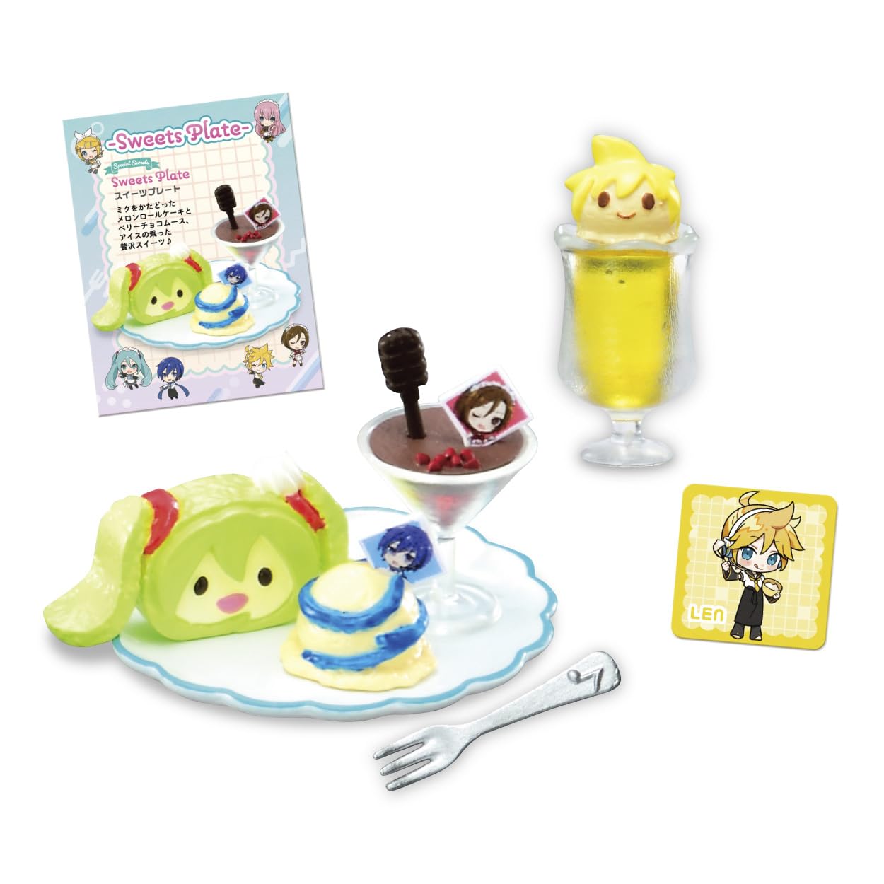 Official licensed Re-Ment Hatsune Miku cafe-trading figure.