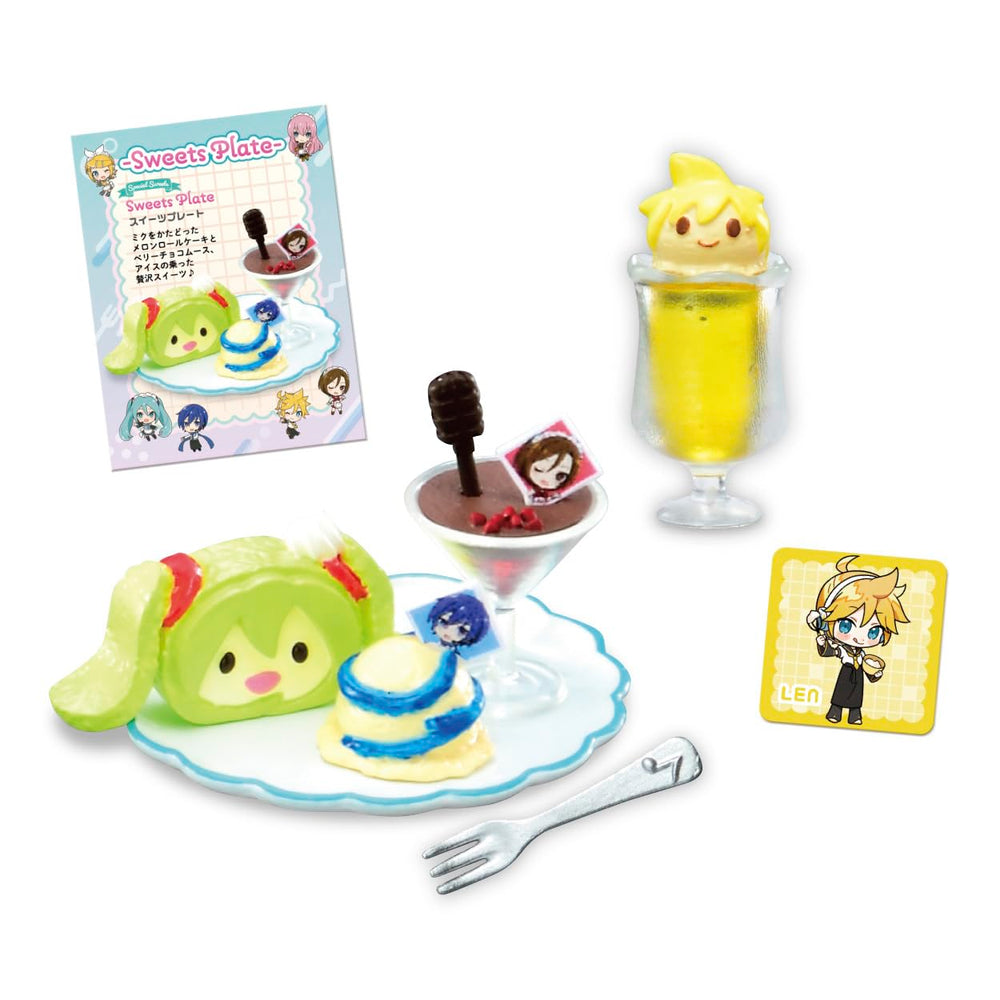 Official licensed Re-Ment Hatsune Miku cafe-trading figure.