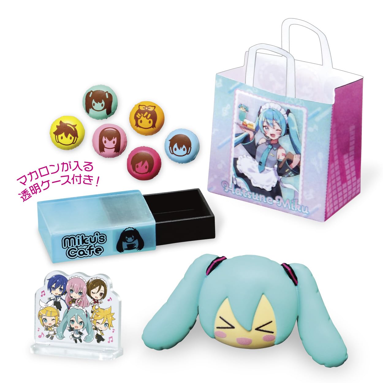 Shelf-ready collectible from Re-Ment's Hatsune Miku line.