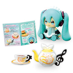 Detailed paintwork on Hatsune Miku cafe-trading figure.