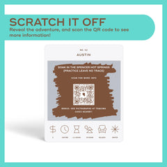 Berlin-Ichthyosaur State Park landscape with Reach International Outfitters cards for scenic hikes.