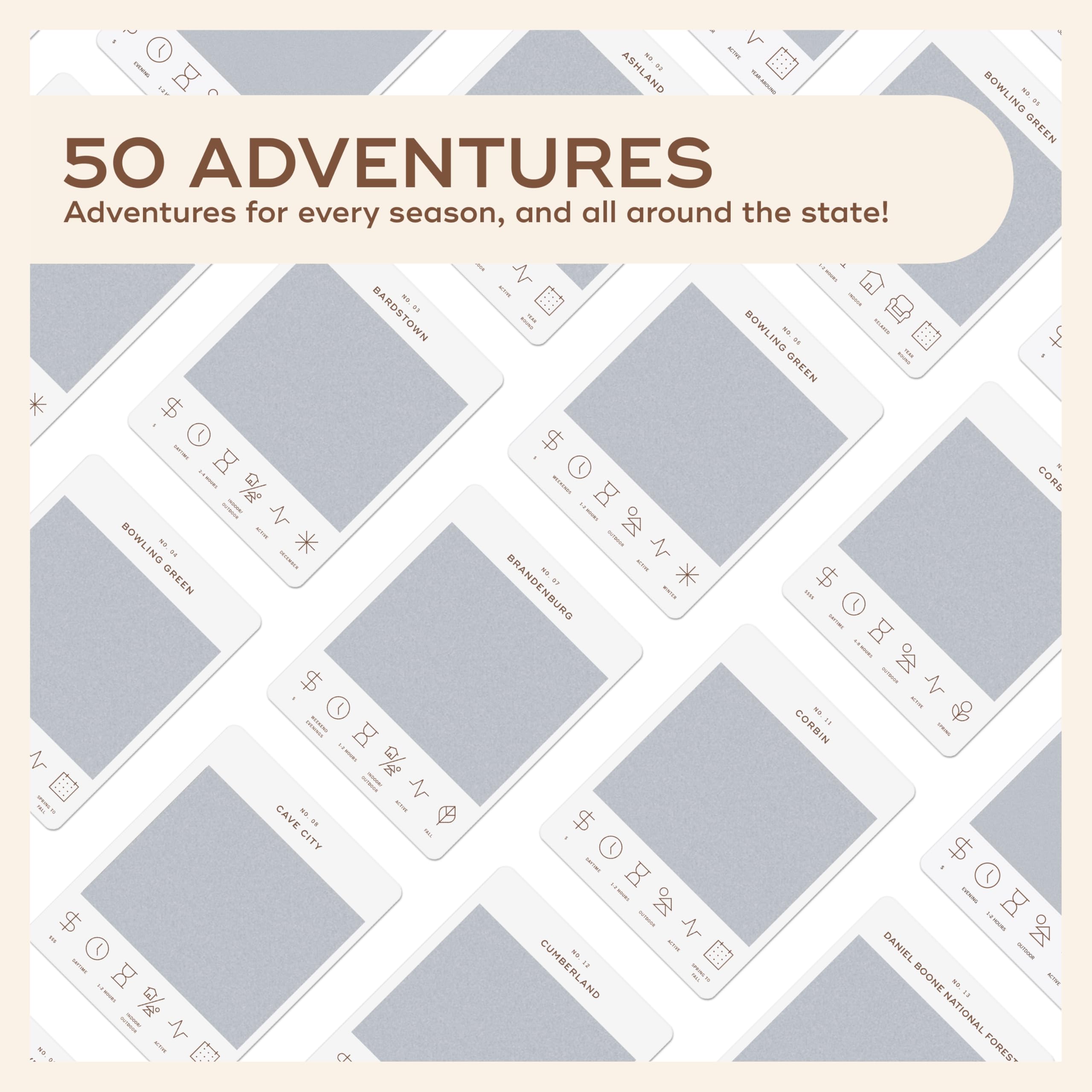 Reach International Outfitters Cave City card highlights iconic spots