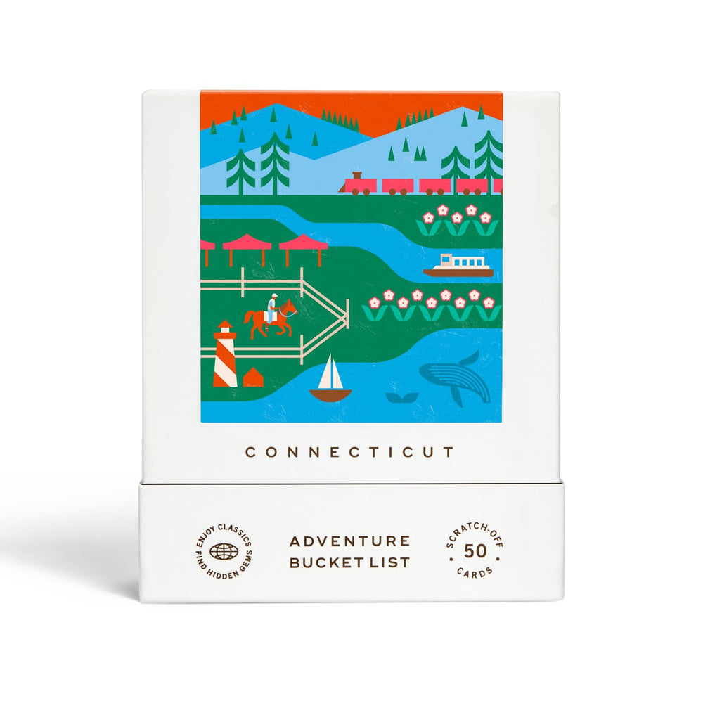 Reach International Outfitters CT Bucket List scratch-off cards show seasonal adventures.