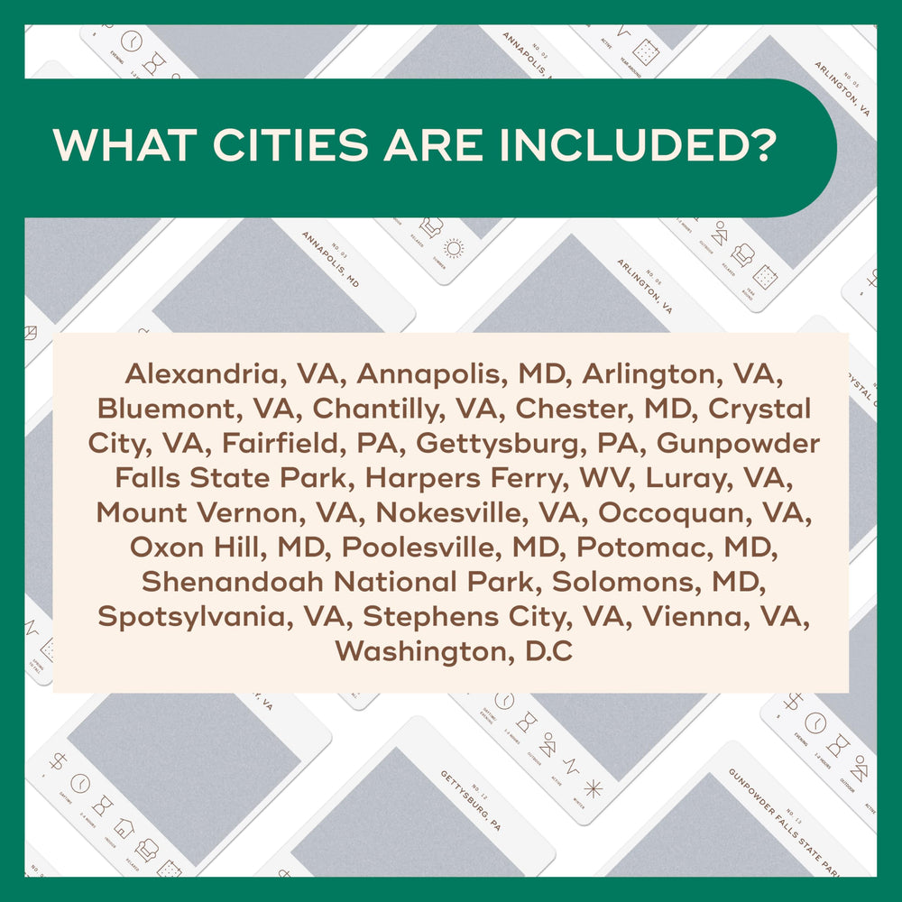 Reach International Outfitters DC Adventure Card city stroll prompts easy day trips