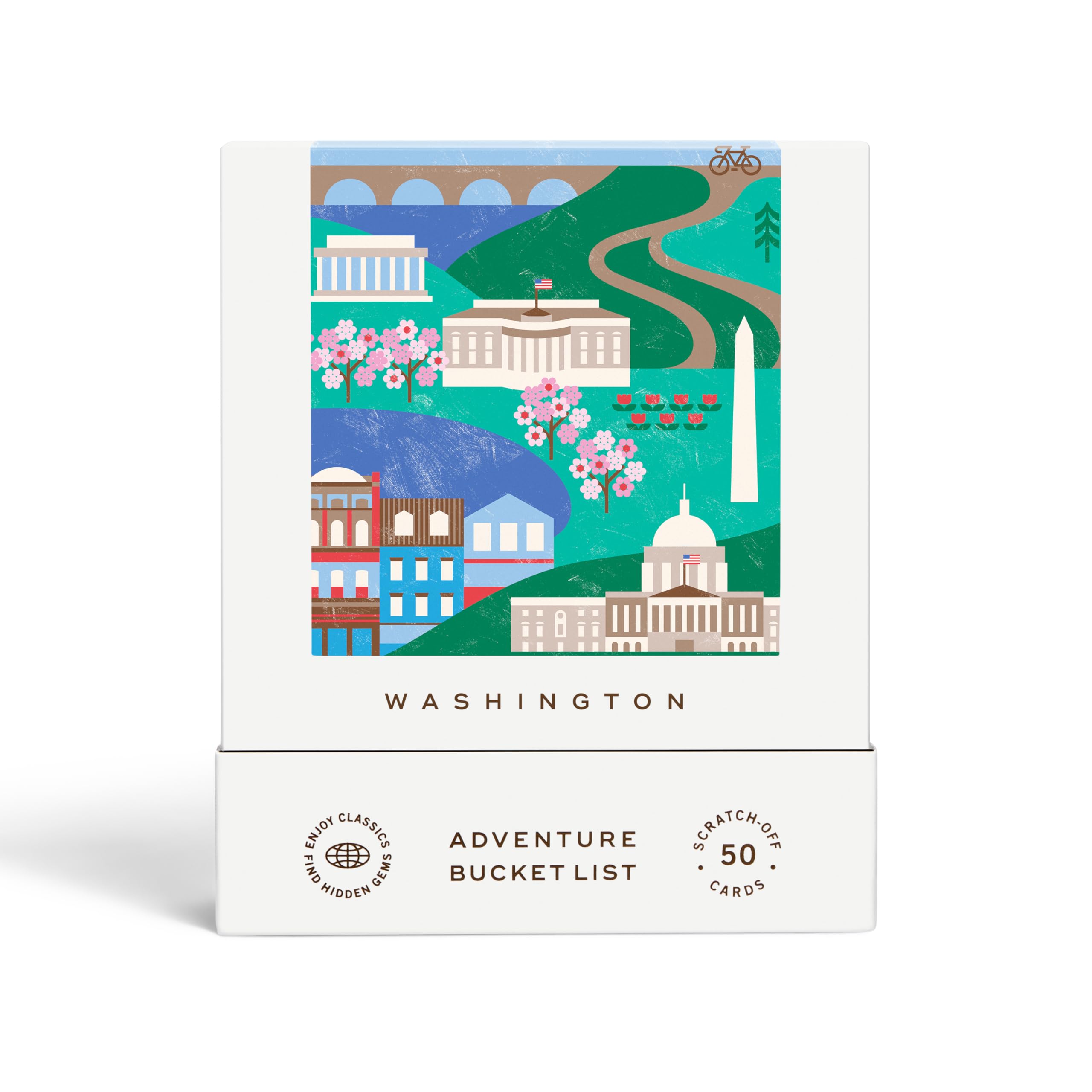 Reach International Outfitters DC Adventure Card scratch-off reveal guiding your next activity