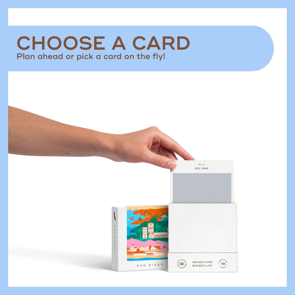 Family-friendly adventure cards from Reach International Outfitters for group outings.