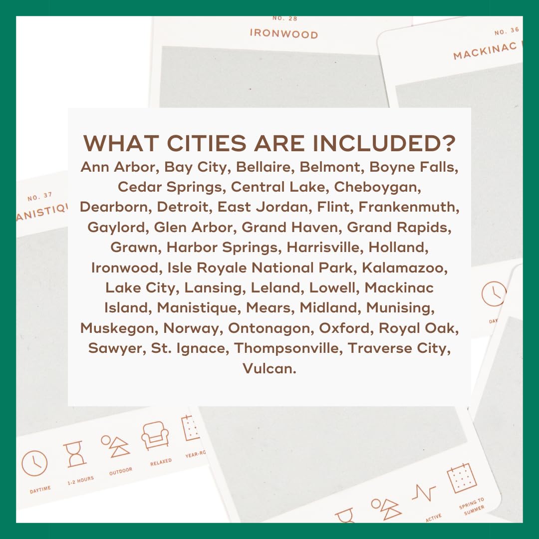 Reach International Outfitters Harbor Springs Outdoor Explorations scratch-off for scenic trips