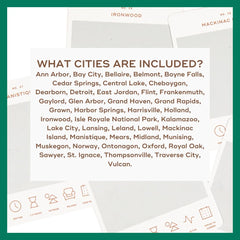 Reach International Outfitters Harbor Springs Outdoor Explorations scratch-off for scenic trips