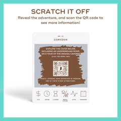 Reach International Outfitters sample card revealing Indiana destinations