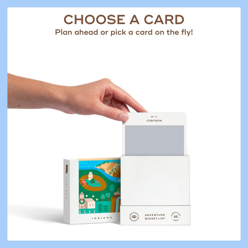 Reach International Outfitters scratch-off cards collection to spark spontaneous Indiana trips