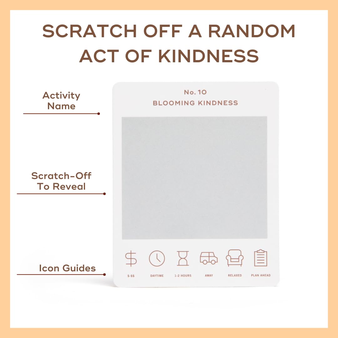 Open pack of kindness cards from Reach International Outfitters for family activities.