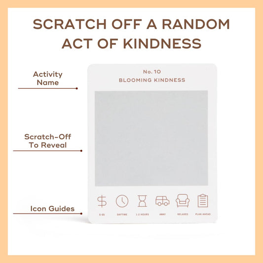 Open pack of kindness cards from Reach International Outfitters for family activities.