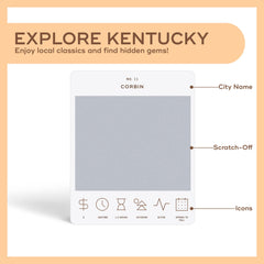 Scratch-off card preview reveals planning details for adventures by Reach International Outfitters