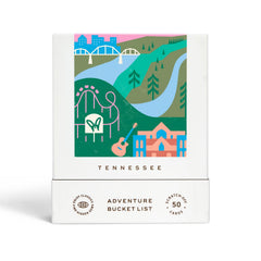 Reach International Outfitters Tennessee adventure scratch-off card with seasonal planning ideas