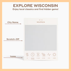Reach International Outfitters Wisconsin adventure map helps you plan trips.