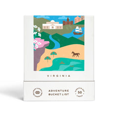 Reach International Outfitters Natural Bridge card highlights a Virginia landmark.