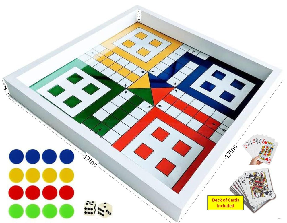 Real Glass Top Game Board backgammon play with dice and strategy