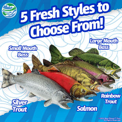 Real Planet Sockeye Salmon Plush face detail with lifelike appeal