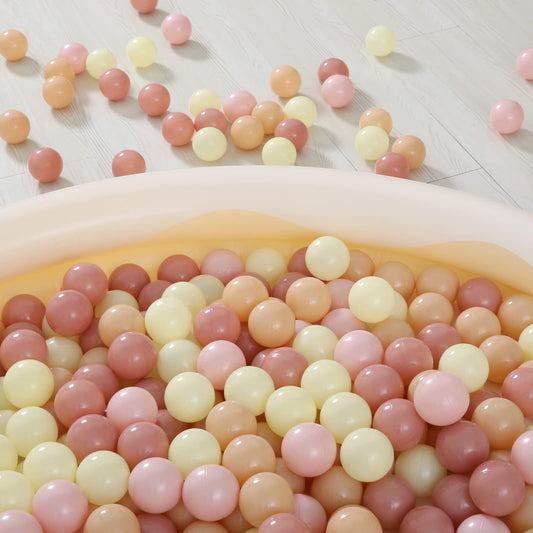 Realhaha yellow ball pit ball brightens any play space.