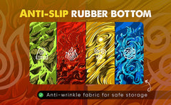 Realm Guard anti-slip bottom keeps cards in place through fast turns.
