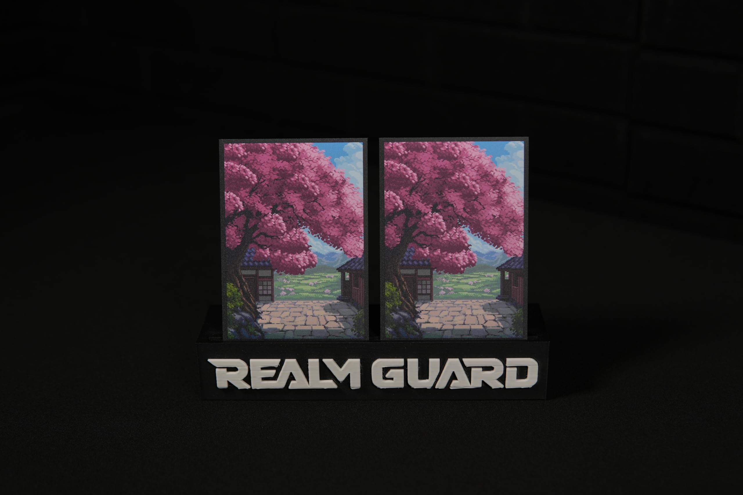 Realm Guard acid- and PVC-free sleeves for safe card storage.