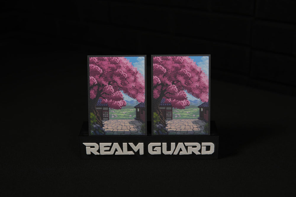 Realm Guard acid- and PVC-free sleeves for safe card storage.
