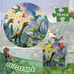 REALRINDO sauropod scene captivates kids with large, friendly dinosaur silhouettes.