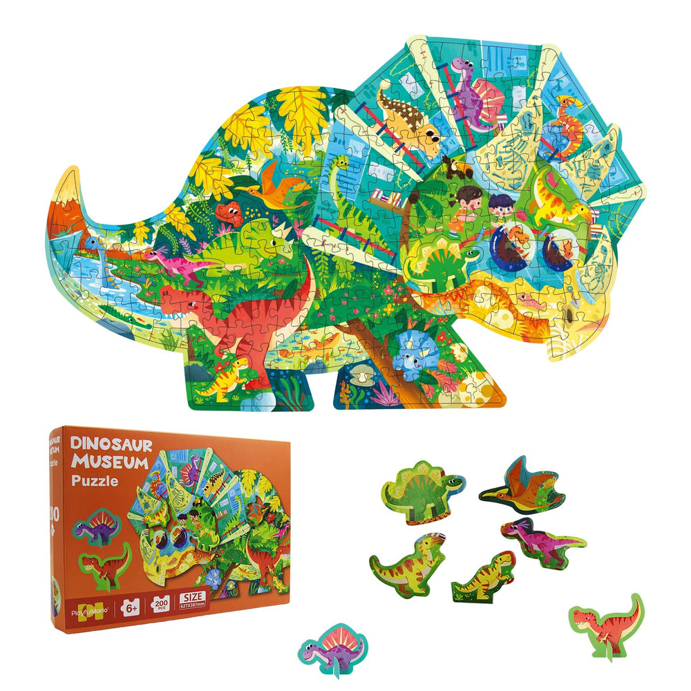 RealRindo Triceratops puzzle pieces for kids boost focus and problem-solving.